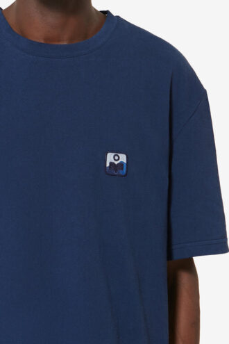 T-shirt Hugo in cotone a maniche corte con patch