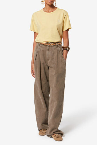 T-shirt in cotone a maniche corte Aby
