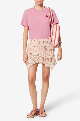 T-shirt in cotone a maniche corte Aby