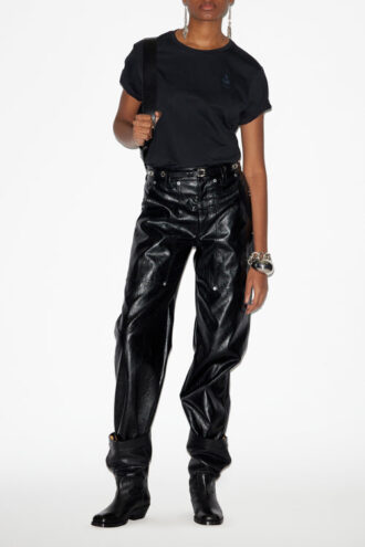 T-shirt in cotone a maniche corte con logo Mody