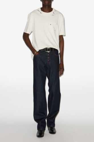 T-shirt in cotone a maniche corte Yezra
