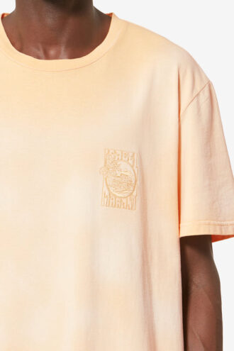 T-shirt in cotone slavato a maniche corte Honoré
