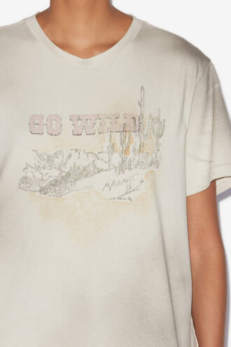 T-shirt in cotone stampato Zaof