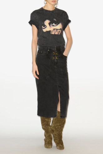 T-shirt in cotone stampato Zoeline