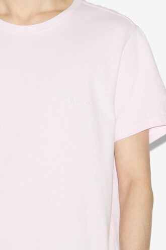T-shirt in cotone tinta unita a maniche corte Zafferh