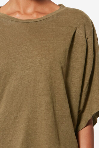 T-shirt in lino Kyanza