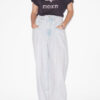 T-shirt in lino Zewel con logo