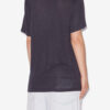 T-shirt in lino Zewel con logo