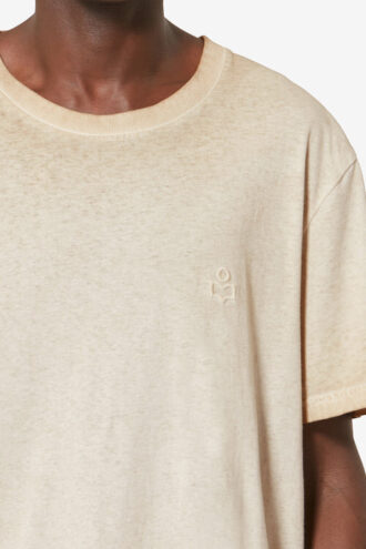T-shirt vintage in cotone slavato a maniche corte Honoré