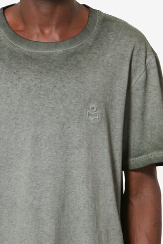 T-shirt vintage in cotone slavato a maniche corte Honoré
