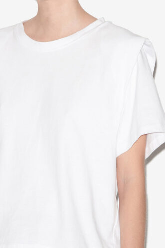 T-shirt Zelitos a maniche corte in cotone tinta unita