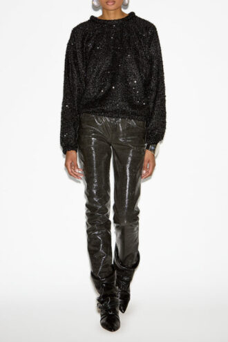Top ampio con paillettes Dabia