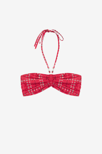 Top bikini stampato Salma