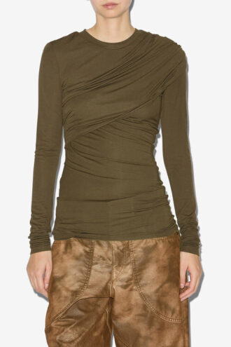 Top in jersey drappeggiato Dressi