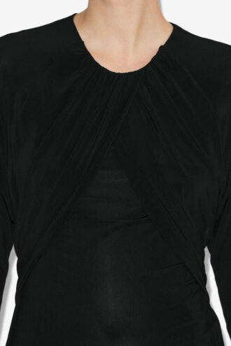 Top in jersey drappeggiato Gaetane