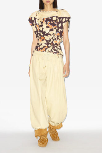 Top in jersey stampato Zohra