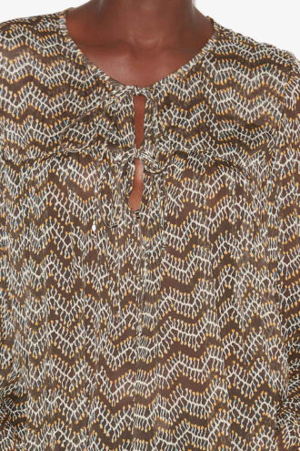 Top in mussola stampata Advika